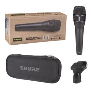 SHURE NXN8/S Micrófono vocal dinámico supercardioide con tecnología de transductor Revonic para actuaciones profesionales