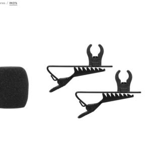 SHURE RK376 Kit de repuesto con clip + 1 antiviento de gomaespuma para CVL-B/C-TQG
