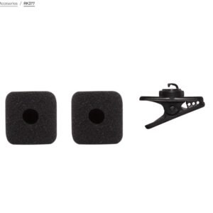 SHURE RK378 Kit de repuesto con clip + 2 paravientos con autoajuste para SM35