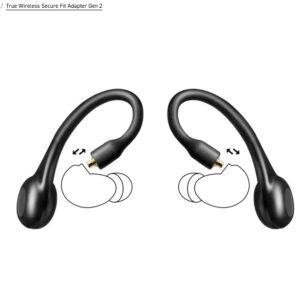 SHURE RMCE-TW2 True Wireless Secure Fit Adapter Gen 2 Compatible with detachable Shure Sound Isolating™ Earphones