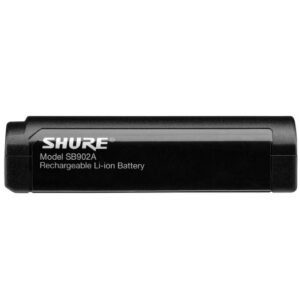 SHURE SB902A Batería de Ion-litio SB902A para Transmisores Inalámbricos GLX-D