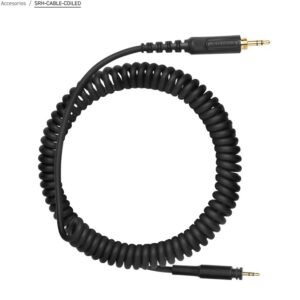 SHURE SRH-CABLE-COILED Cable en muelle de 3,5 mm para los auriculares SRH440A y SRH840A
