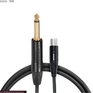 SHURE WA306 Cable Premium de Instrumento con Conector TA4F
