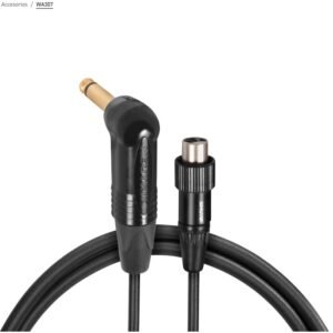 SHURE WA307 Cable Premium de Instrumento de Ángulo Recto con Conector de BloqueoTA4F