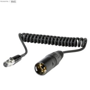 SHURE WA451 Cable de audio de TA3F a XLR
