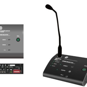 CMX PA-2500 Micrófono remoto CMX de 2 zonas