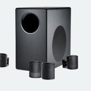JBL C50PACK Sistema de altavoces satélite con subwoofer de montaje en superficie empaquetado