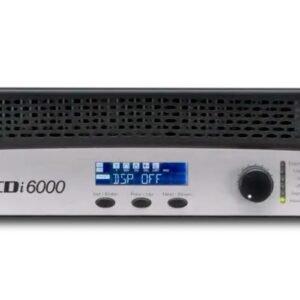 CROWN CDi-6000 Amplificador de Potencia de 2 canales, 2100 W a 4 Ω, 70 V/140 V