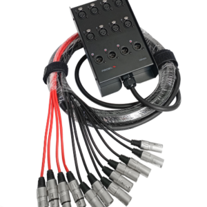 PROEL EBN804LU10 CABLE DE AUDIO MEDUSA DE 12 CANALES (8 ENTRADAS «XLR»- 4 SALIDAS «XLR») NEUTRIK