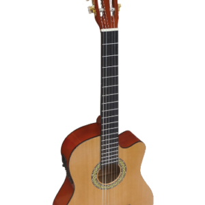 HISPANOS HSP-FTCG209CE/B Guitarra electroacústica natural 39″