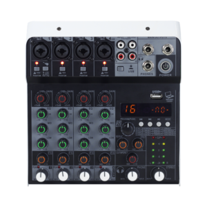 POTTENZA PZ-YMH4 MEZCLADORA DE AUDIO 4 CANALES CON USB