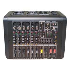 POTTENZA PZ-PX6/BT Consola Amplificado con Ventilador 6 canales 300W C/USB Y BT