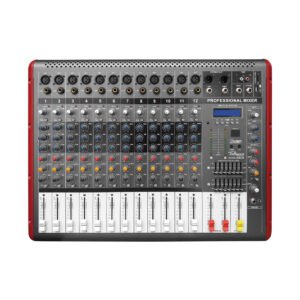 POTTENZA PZ-YPM-1208DUSB Consola de audio 12 canales doble ventilador, USB y BT