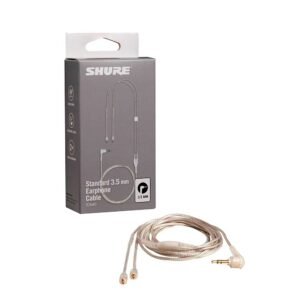 SHURE EAC64CL Cable de Repuesto con Conectores MMCX, 64″ – Transparente