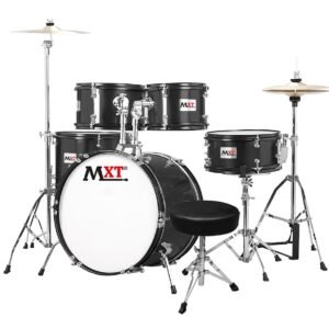 MXT-JBJ1049ABK Batería acústica negra para niños