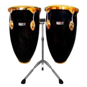 MXT-CG/81BK SET DE CONGA 11.75″+12.5″ NEGRO