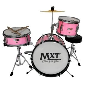 MXT-BAT-3PNK BATERIA ACUSTICA ROSADA P/NIÑOS