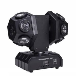 SANYI SPL-2BL DOBLE BOLA LOCA 12x12W LED RGB + LÁSER RG