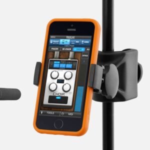 IK Multimedia iKlip Xpand Mini – Soporte universal de iPhone, iPod touch y teléfonos inteligentes para base/pie de micrófono