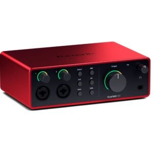 Focusrite Scarlett 4i4 4ta Gen – Interfaz de audio USB-C