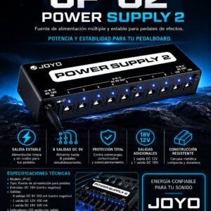 JOYO JP-02 Fuente de Alimentación para Efectos