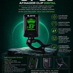 JOYO JT-06 Afinador Cromático