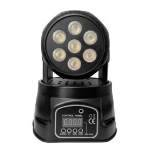 TWIST | TWS-BL70S CABEZA MOVIL 7 LEDS 100W 4 EN 1 LED RGBW DMX MODO RITMICO