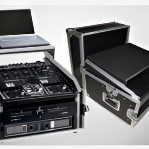 SOOOM RACK-1 (M6U) RACK DE 6U DJ CON MIXER Y LAPTOP