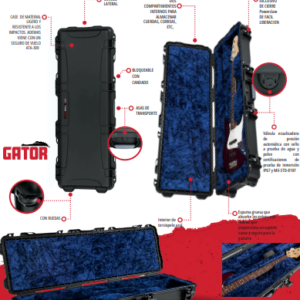 GATOR GWP BASS ESTUCHE PARA BAJO ELÉCTRICO