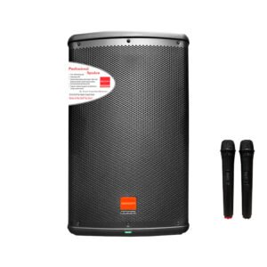 SOOOM HDL-4R PARLANTE 15" CON MICROFONO VHF