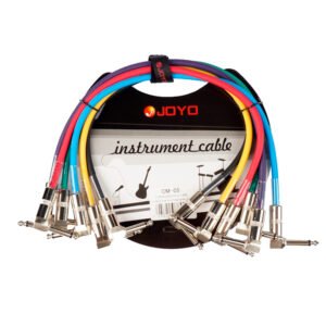 JOYO CM-05 Cable mono apantallado plug ángulo a plug ángulo 6.3mm 36.5cm