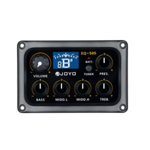 JOYO EQ-505 Pastilla con ecualizador con tuner