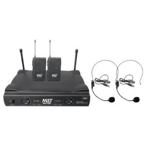 MXT-58V Micrófono inalámbrico doble vincha UHF