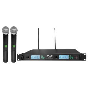MXT-U999 Micrófono doble de mano UHF