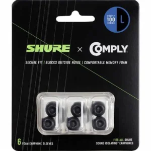 Shure EACYF1-6L-6M-6S Set de Almohadillas C/Negro