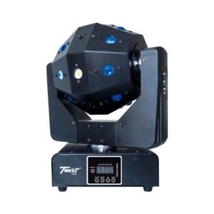 TWIST |TWS-KFM-E079 Cabeza móvil 3 en 1 LED + LASER