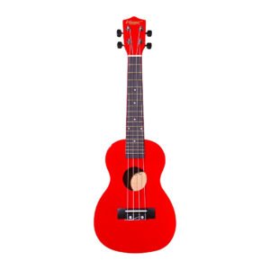 VOZZEX  VZ-XU23-11RD UKELELE 23″ CONCIERTO – COLOR ROJO C/FUNDA