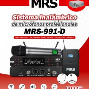 MRS MRS-991-D SISTEMA INALAMBRICO DE MICROFONOS PROFESIONALES