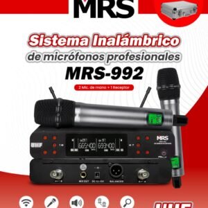 MRS MRS-992 SISTEMA INALAMBRICO DE MICROFONOS PROFESIONALES
