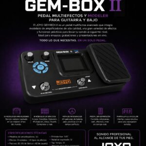 JOYO  GEM-BOX-II Procesador de efecto para guitarra