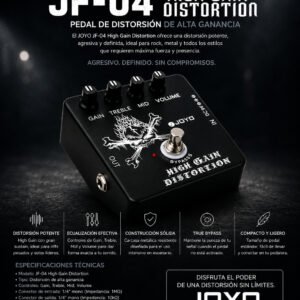 JOYO  JF-04 Efecto «HIGH GAIN DISTORTION»