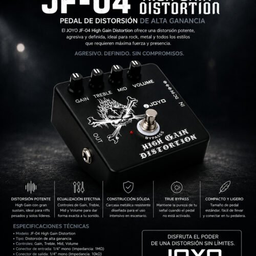 JOYO JF-04 Efecto «HIGH GAIN DISTORTION»