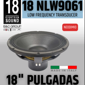 EIGHTEEN SOUND 18 NLW9061  1500WATTS   PARLANTE FERRITA 18"