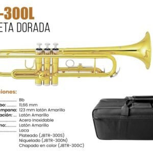RISETONE  JBTR-300L TROMPETA DORADA