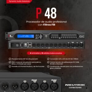 AC P48 Procesador de Señal Digital DSP Driverack