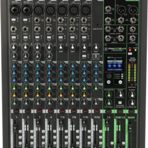 Mackie ProFX12v3+ Mezcladora analógica de 12 canales con USB-C, efectos y Bluetooth