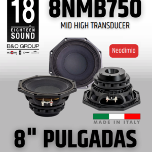 EIGHTEEN SOUND  8NMB750 PARLANTE NEODIMIO 8" 700 W 96.5 DB