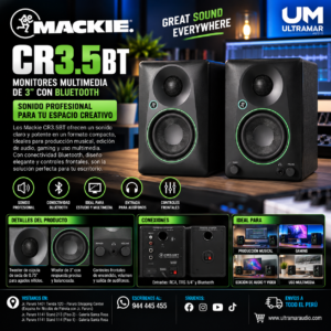 Mackie CR3.5bt Monitores Multimedia de 3″