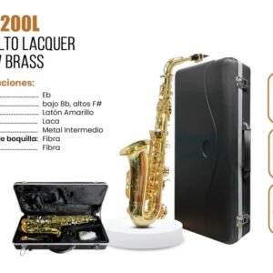 RISETONE  JBAS-200L  SAXO ALTO LACQUER YELLOW BRASS