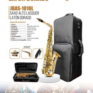 RISETONE  JBAS-1010L   SAXO ALTO LACQUER GOLD BRASS